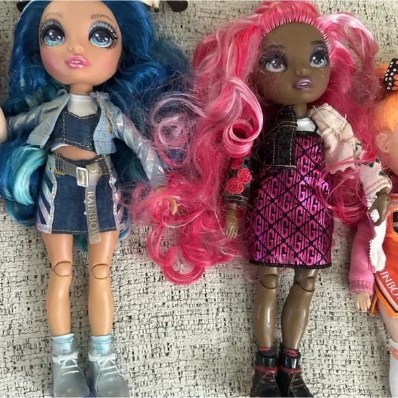 HUGE Rainbow High Doll Bundle with Dolls, Car And Closet Never Played With!